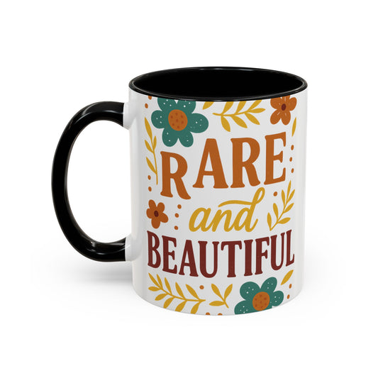 Beautiful Morning Floral Coffee Mug “You Are Beautiful” Inspirational Ceramic Accent Mug