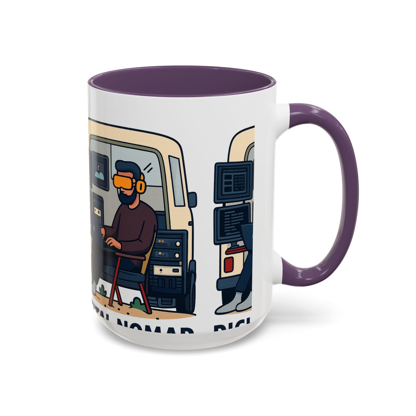 Retro Camper Van Ceramic Coffee Mug, 11oz or 15oz