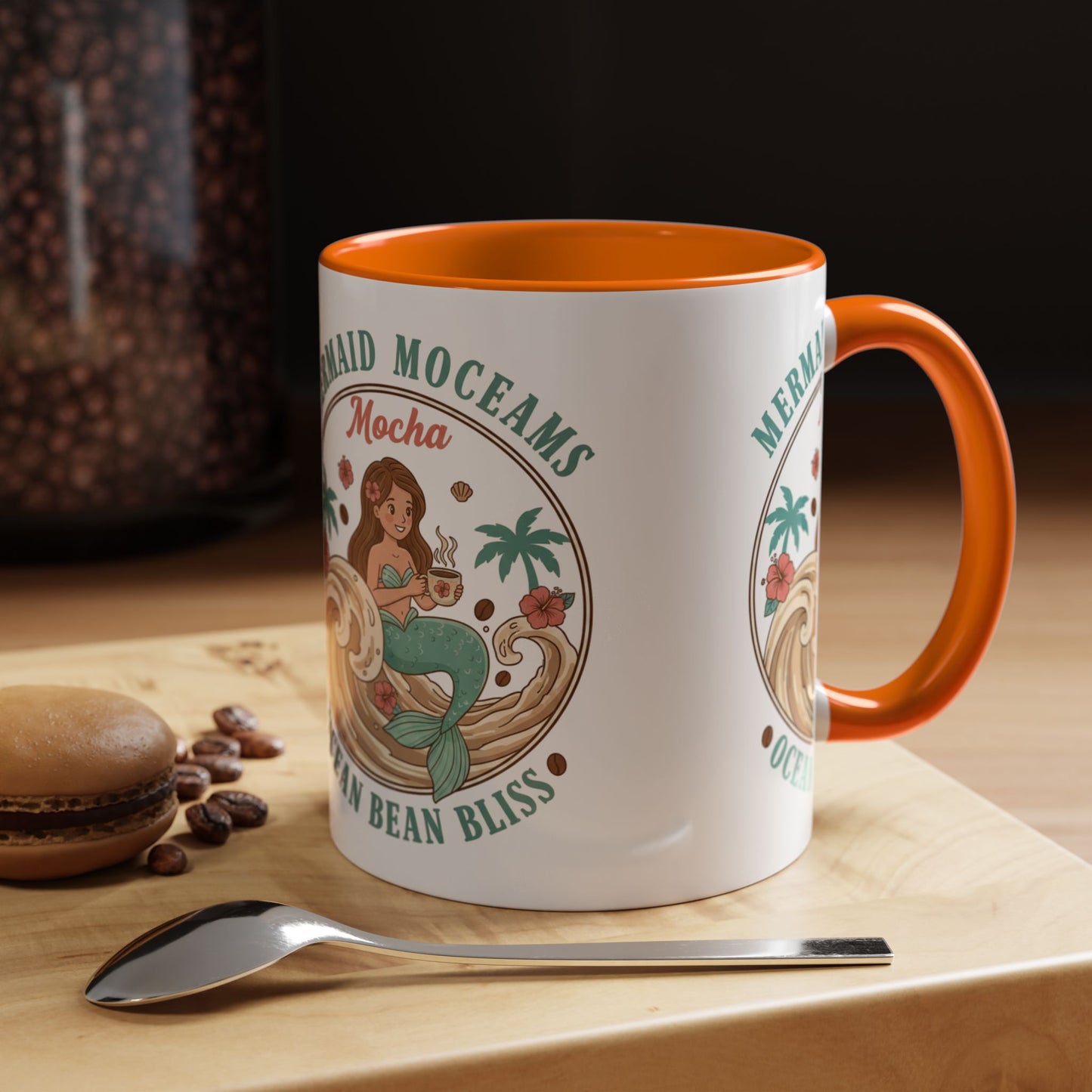 Tropical Palm Ceramic Coffee Mug | Paradise Awaits Beach Gift