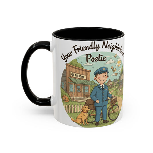Cozy Neighborhood Coffee Mug Vintage Bike & Cottage Ceramic Accent Mug
