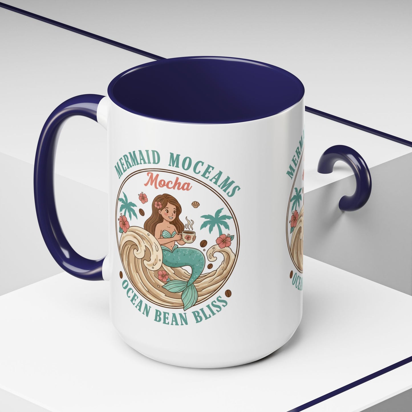 Tropical Palm Ceramic Coffee Mug | Paradise Awaits Beach Gift