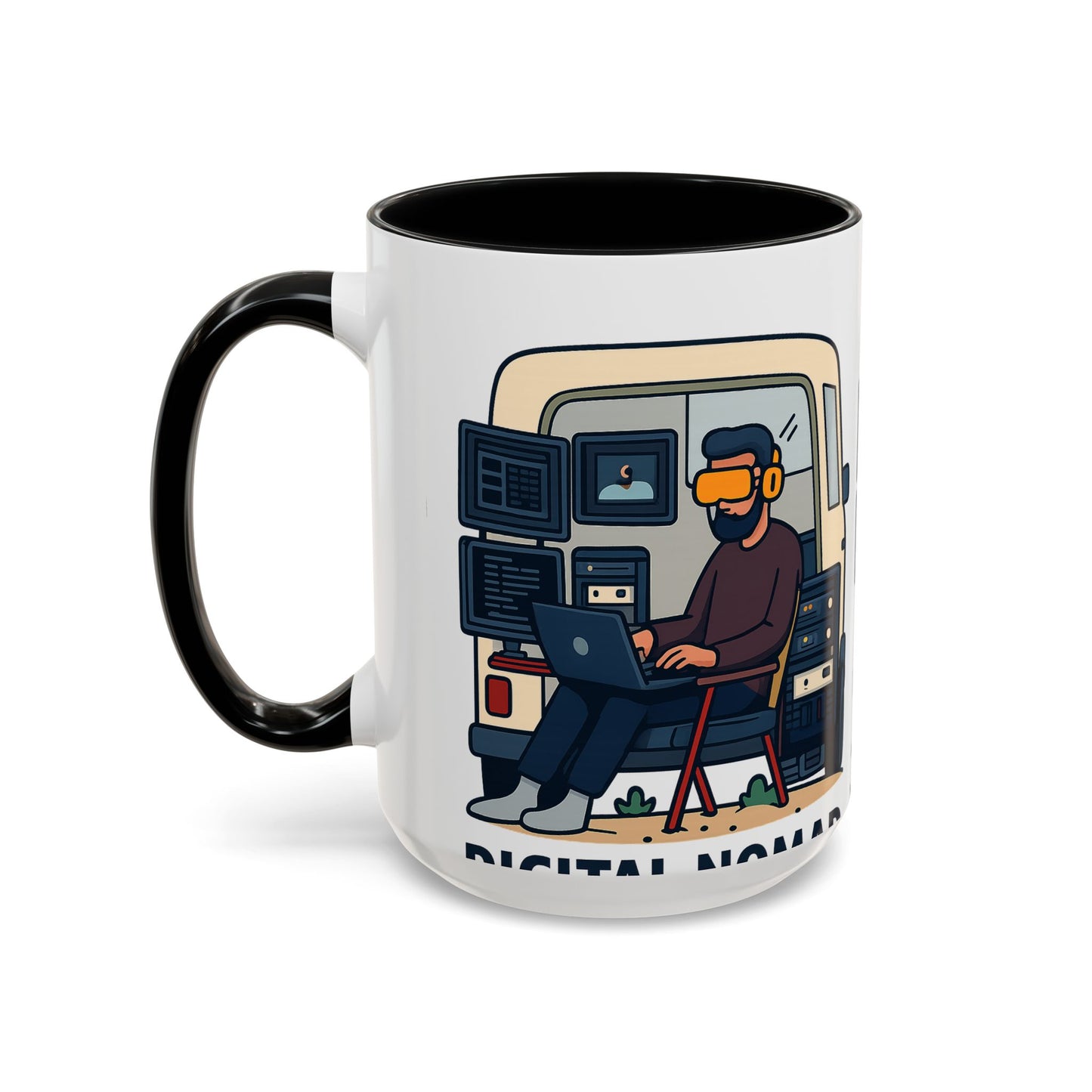 Retro Camper Van Ceramic Coffee Mug, 11oz or 15oz
