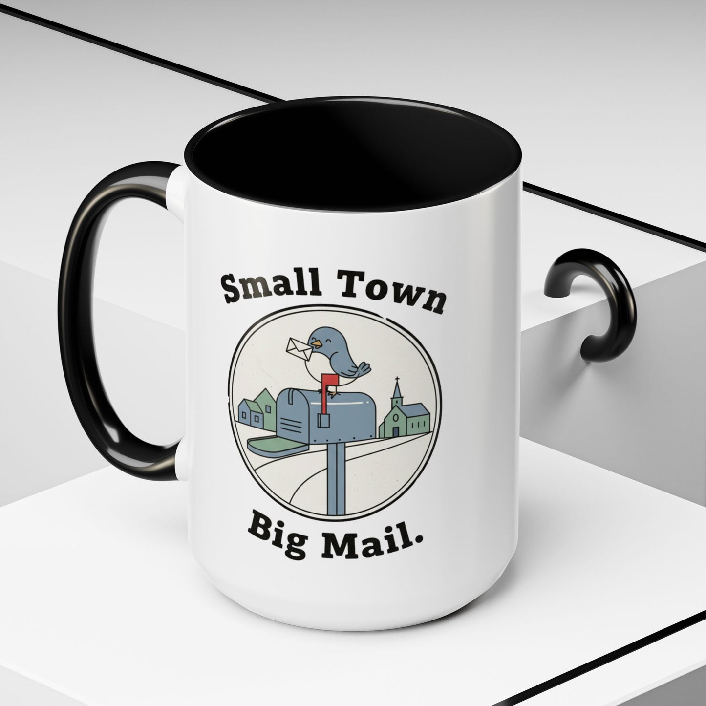 Town Reunion Ceramic Coffee Mug | Vintage Small Town Gift