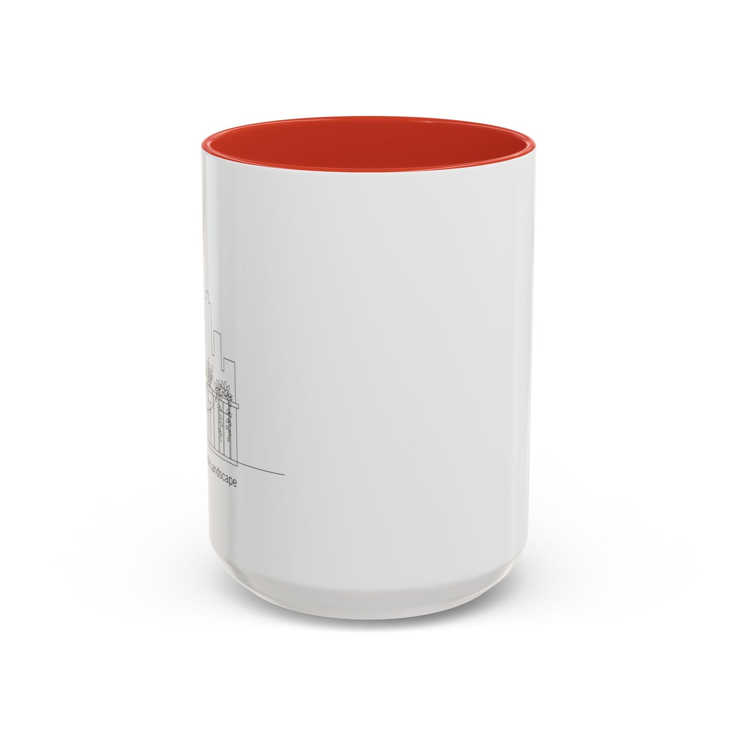 City Skyline Ceramic Coffee Mug, 11/15 oz Minimalist Design