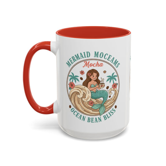 Tropical Palm Ceramic Coffee Mug | Paradise Awaits Beach Gift