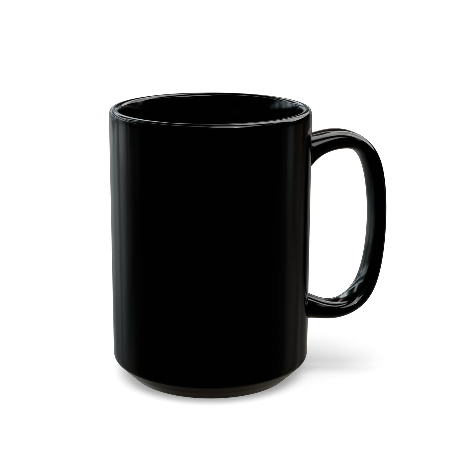 Black Ceramic Veggie Garden Coffee Mug