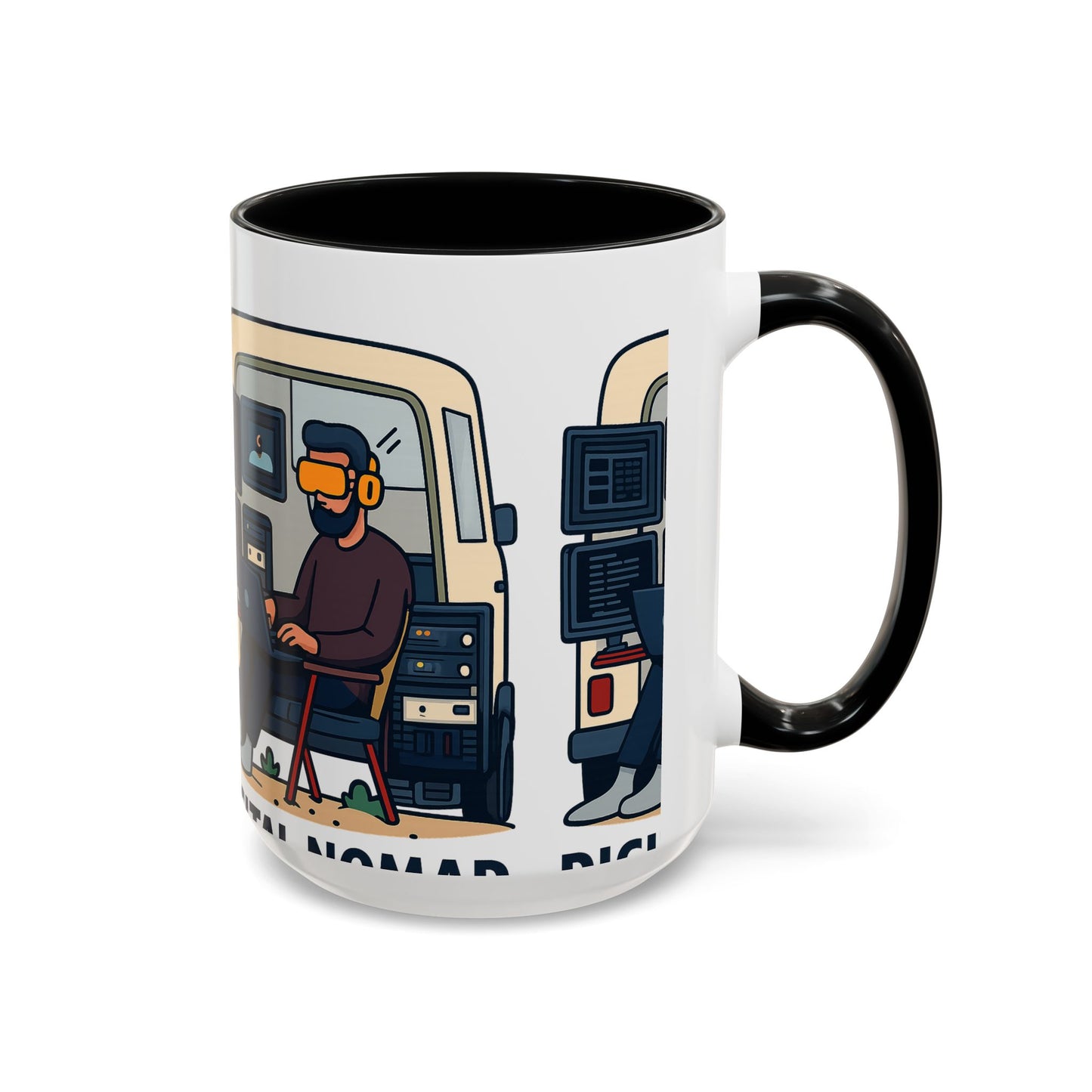 Retro Camper Van Ceramic Coffee Mug, 11oz or 15oz