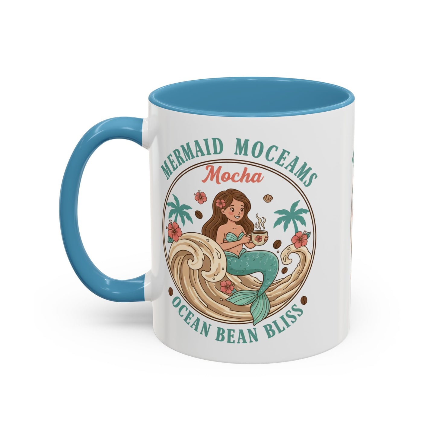Tropical Palm Ceramic Coffee Mug | Paradise Awaits Beach Gift