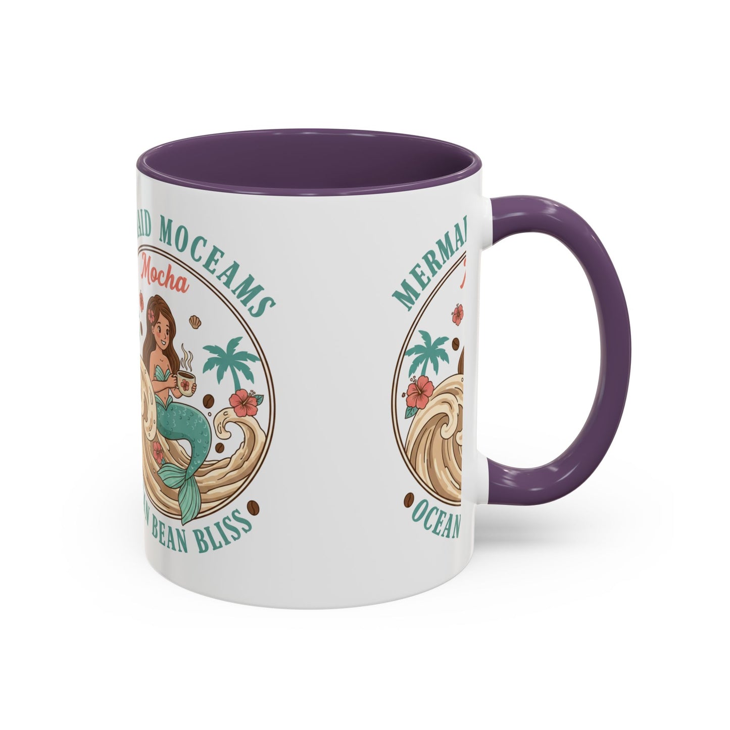 Tropical Palm Ceramic Coffee Mug | Paradise Awaits Beach Gift