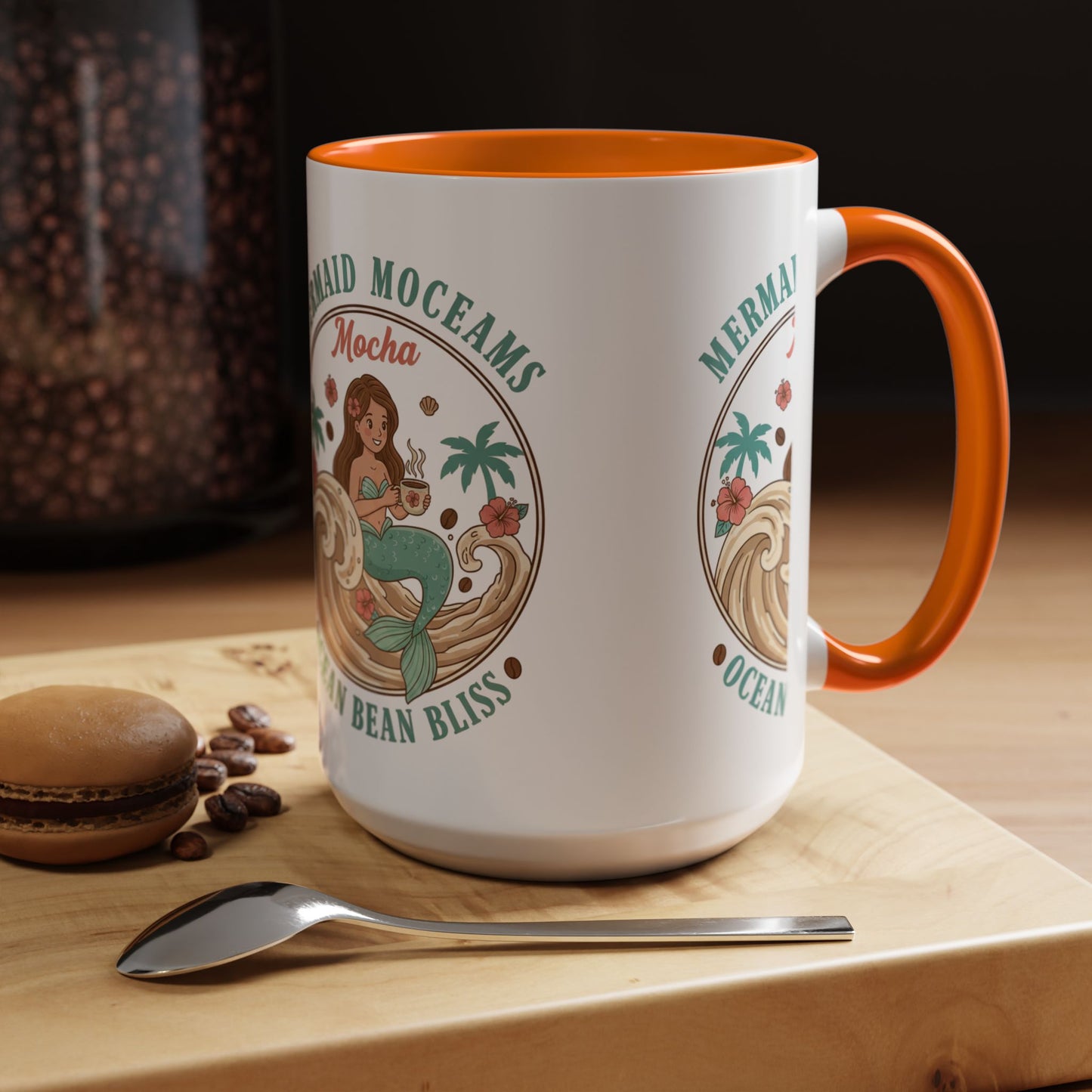 Tropical Palm Ceramic Coffee Mug | Paradise Awaits Beach Gift