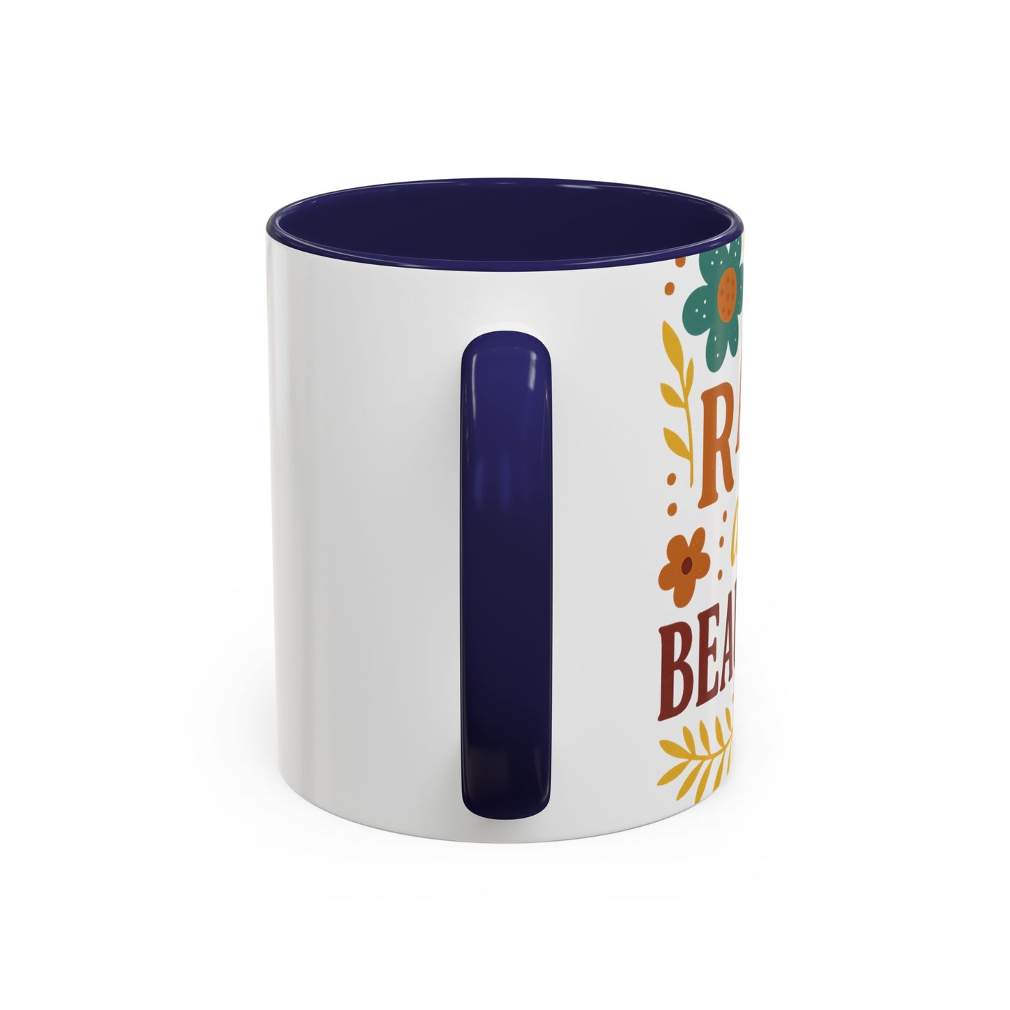Beautiful Morning Floral Coffee Mug “You Are Beautiful” Inspirational Ceramic Accent Mug