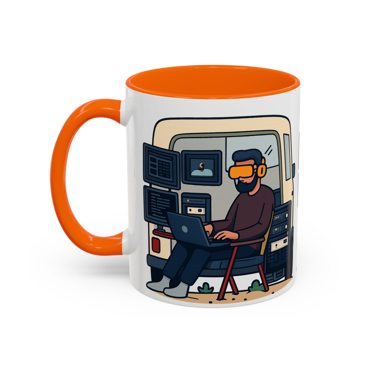 Retro Camper Van Ceramic Coffee Mug, 11oz or 15oz
