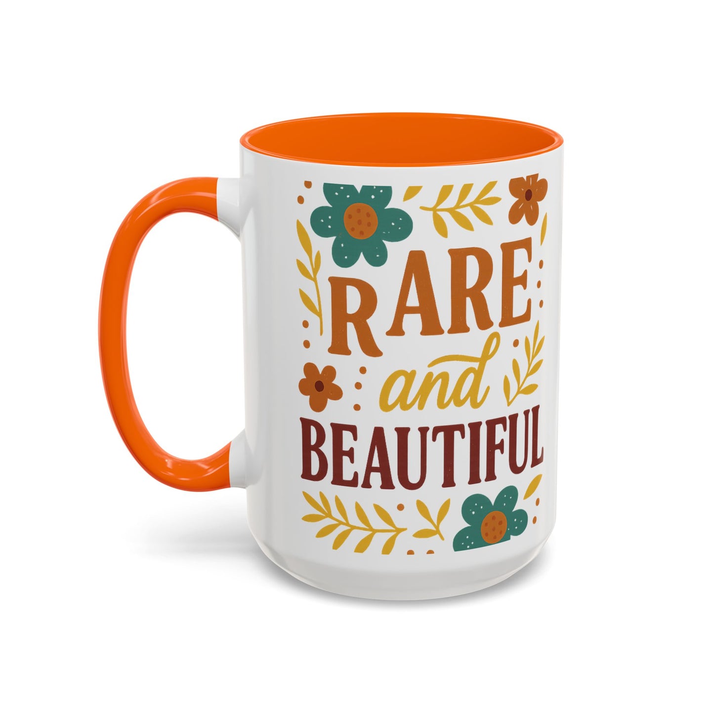 Beautiful Morning Floral Coffee Mug “You Are Beautiful” Inspirational Ceramic Accent Mug