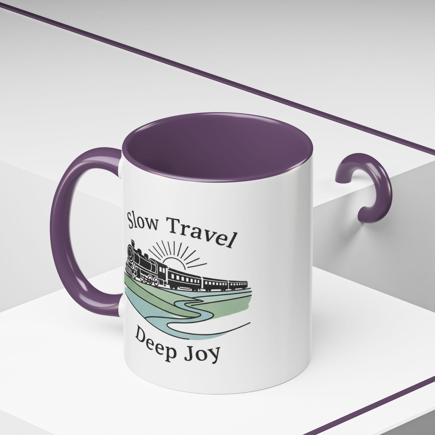 Vintage Camper Road Trip Ceramic Coffee Mug | 15oz Camping Gift