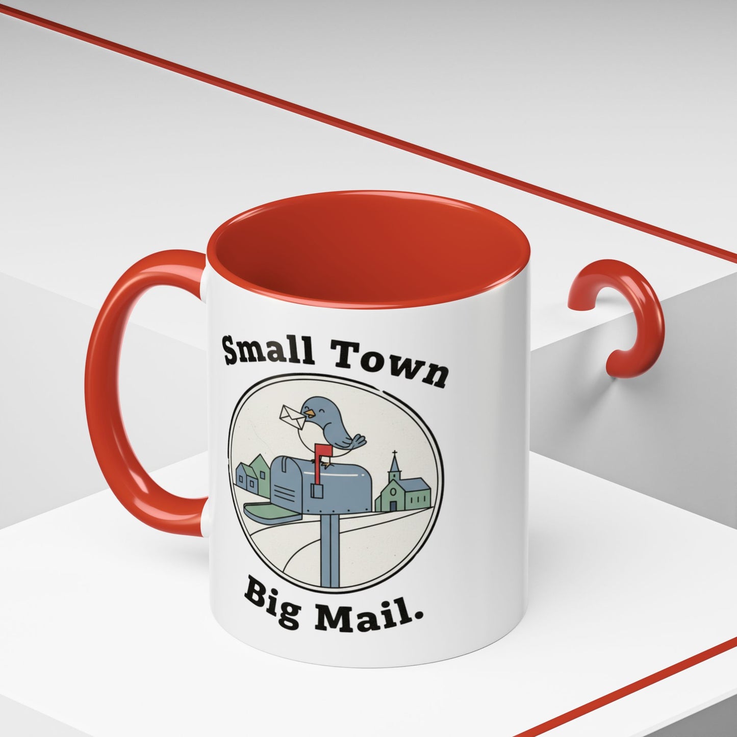Town Reunion Ceramic Coffee Mug | Vintage Small Town Gift
