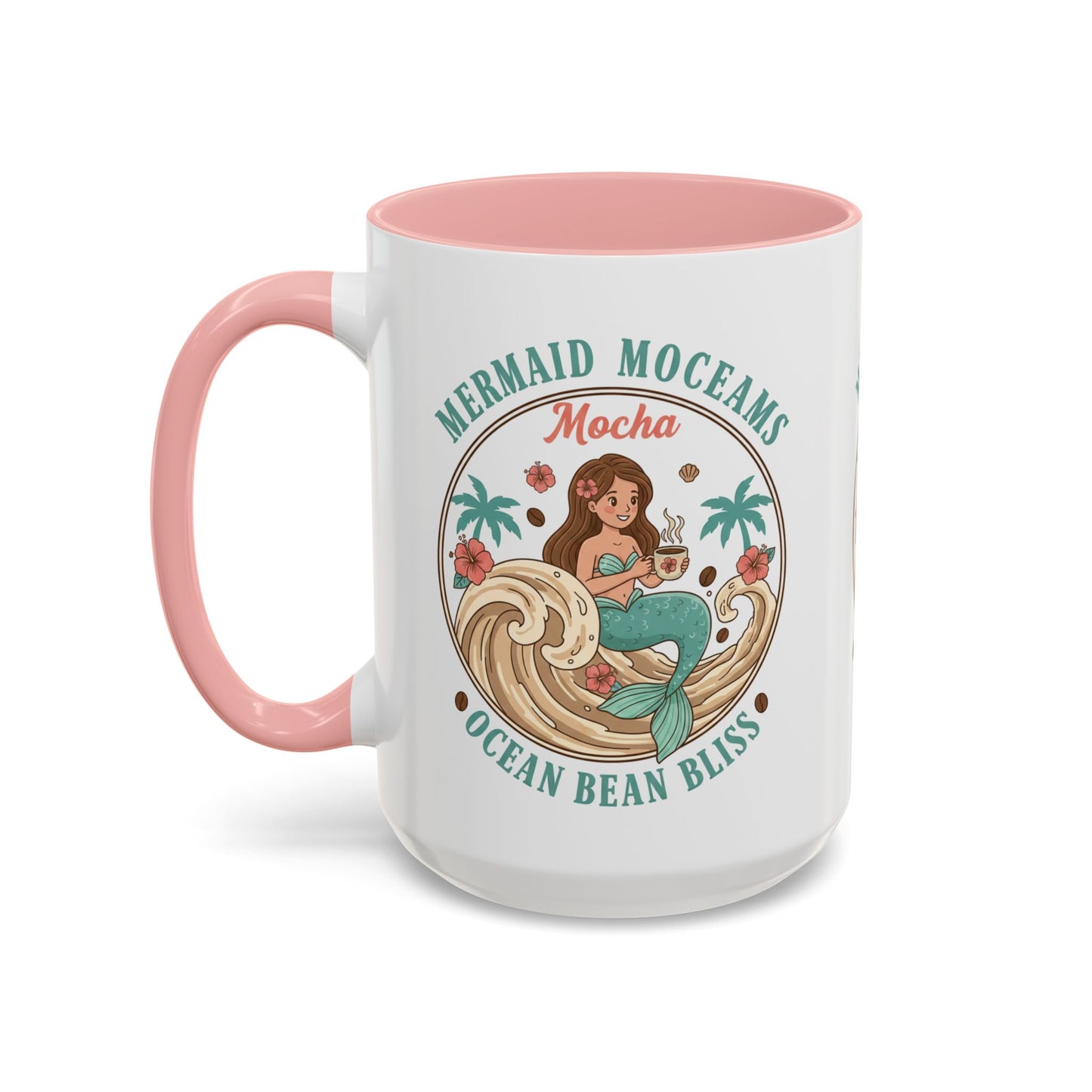 Tropical Palm Ceramic Coffee Mug | Paradise Awaits Beach Gift