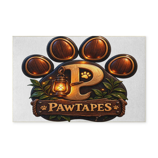 PawTapes™ Paw Print Washable Rug | Non-Slip Pet-Friendly Door Mat for Entryway & Mudroom