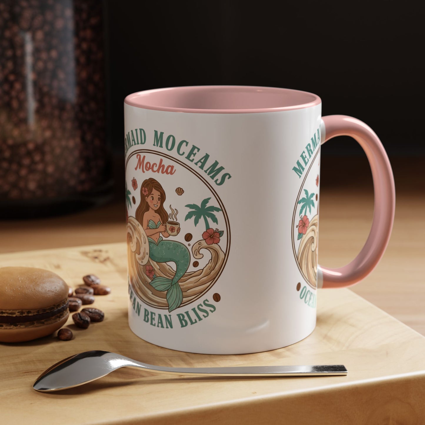 Tropical Palm Ceramic Coffee Mug | Paradise Awaits Beach Gift