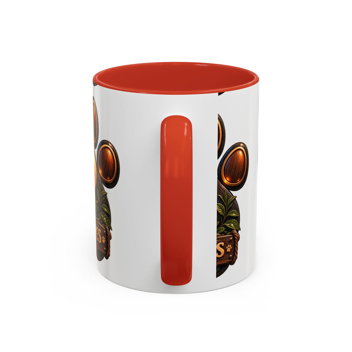 PawTapes Paw Print Accent Mug — Official Channel Merch | 11oz & 15oz