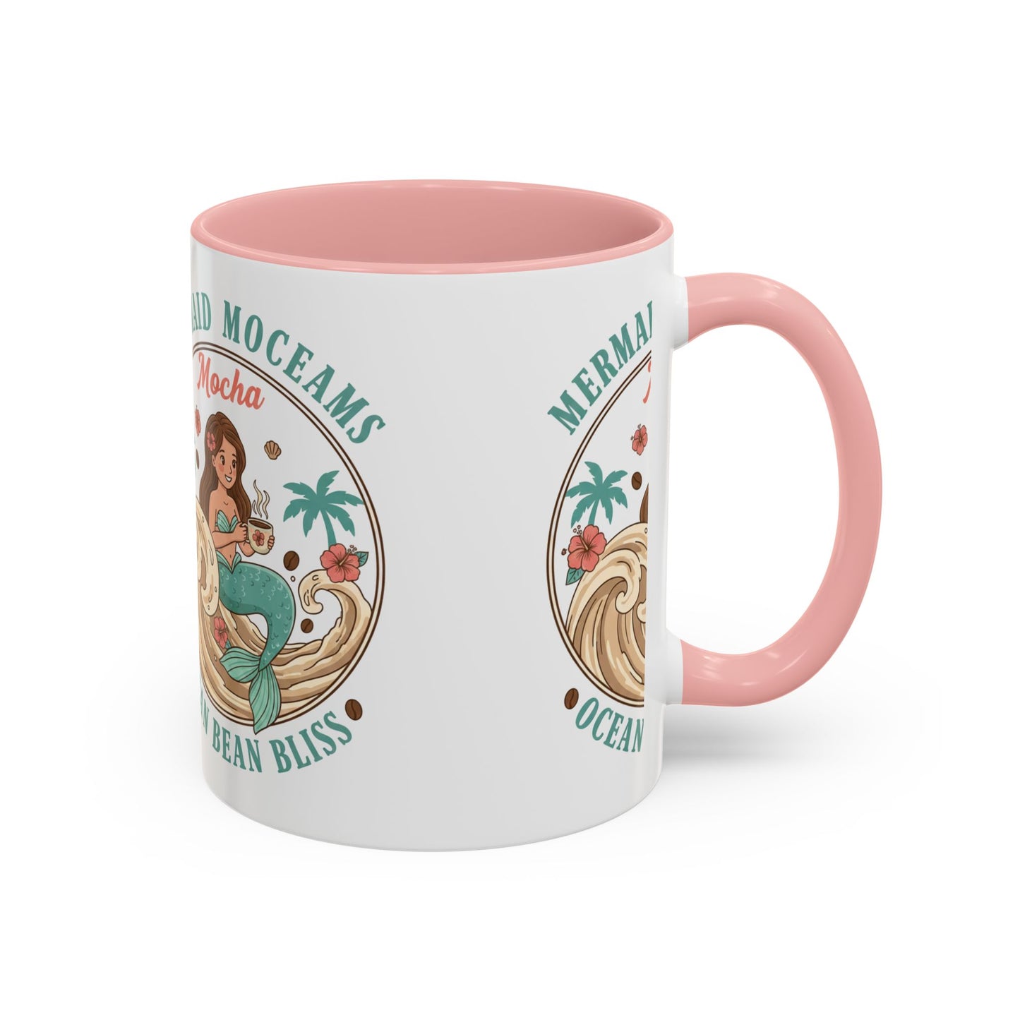 Tropical Palm Ceramic Coffee Mug | Paradise Awaits Beach Gift