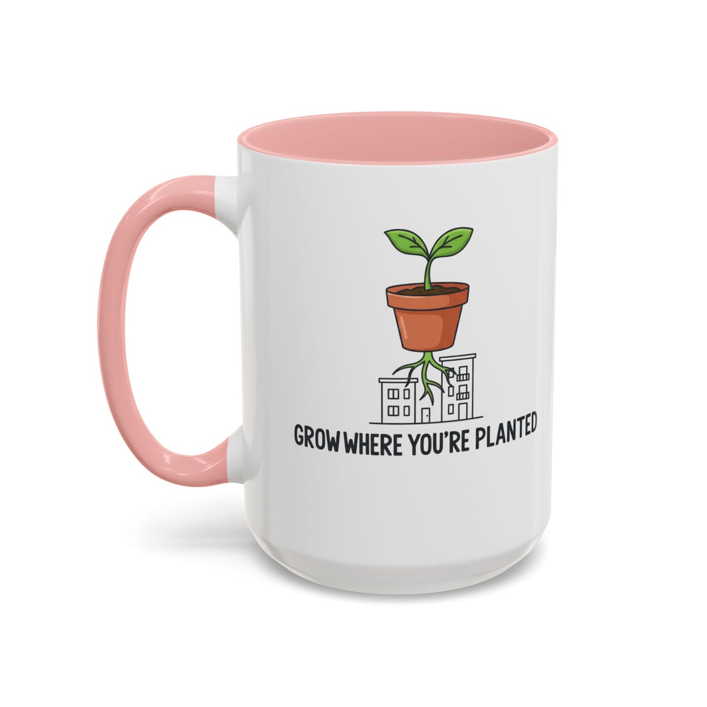 Watered & Well Planted Ceramic Coffee Mug | Plant Lover Gift