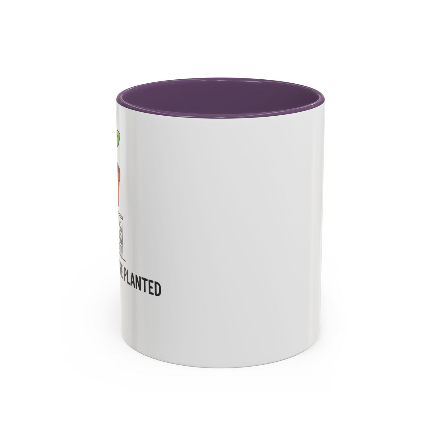 Watered & Well Planted Ceramic Coffee Mug | Plant Lover Gift