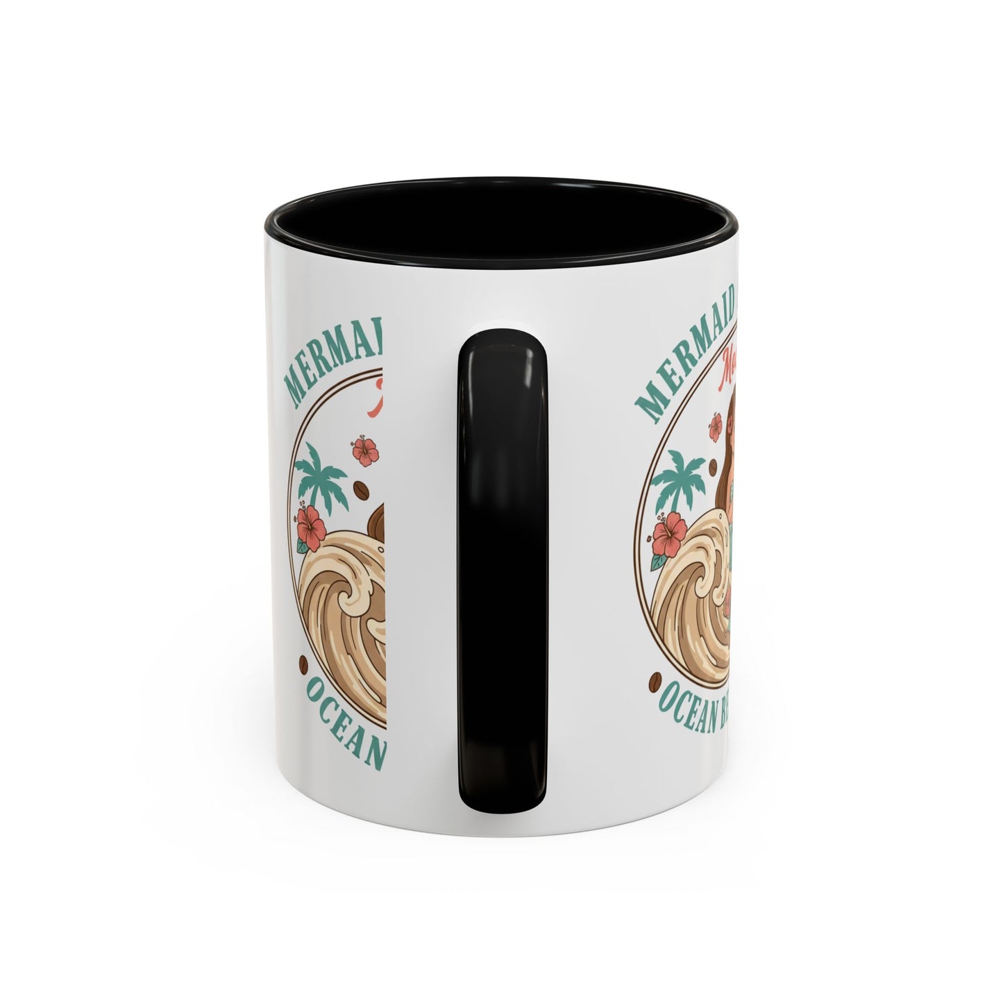 Tropical Palm Ceramic Coffee Mug | Paradise Awaits Beach Gift