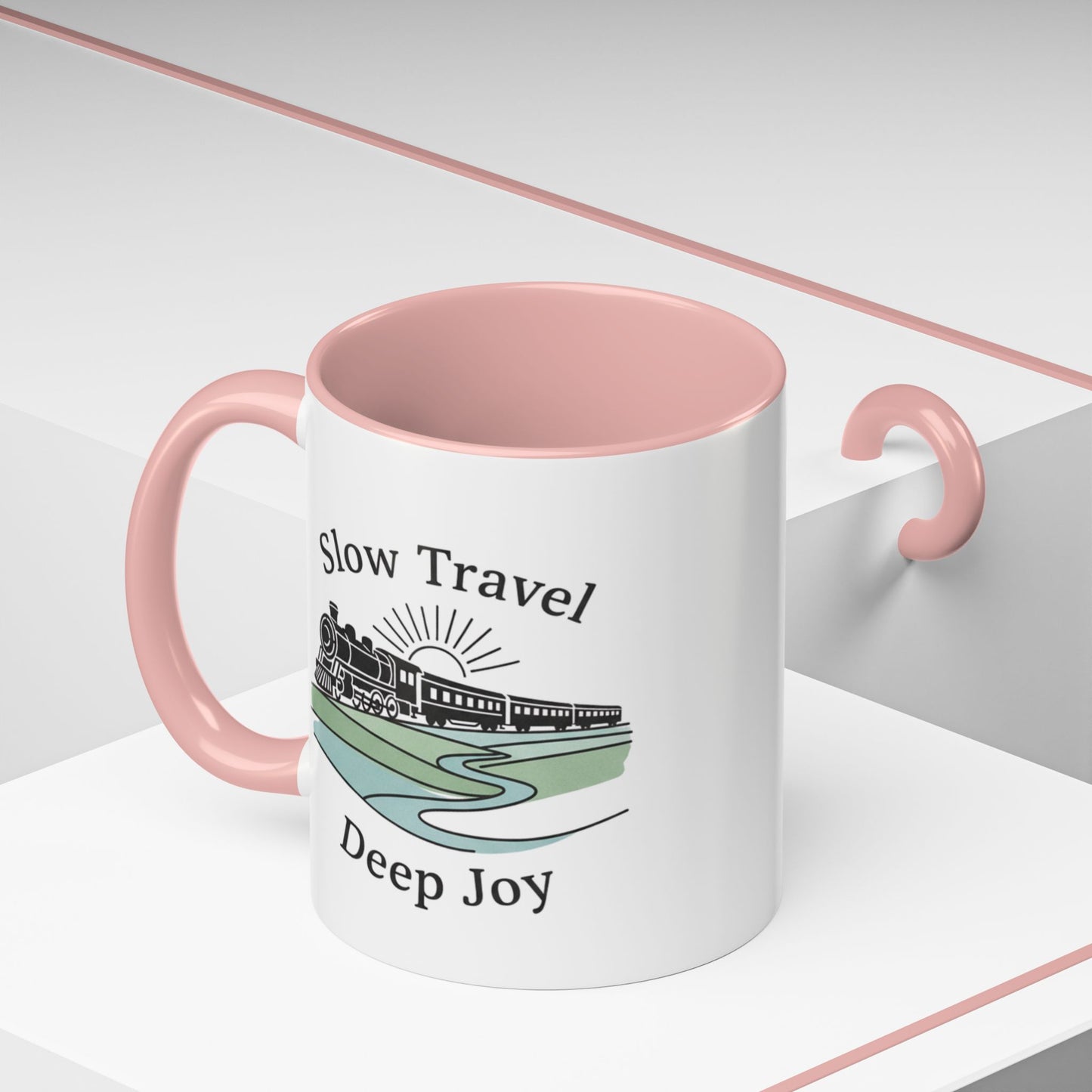 Vintage Camper Road Trip Ceramic Coffee Mug | 15oz Camping Gift