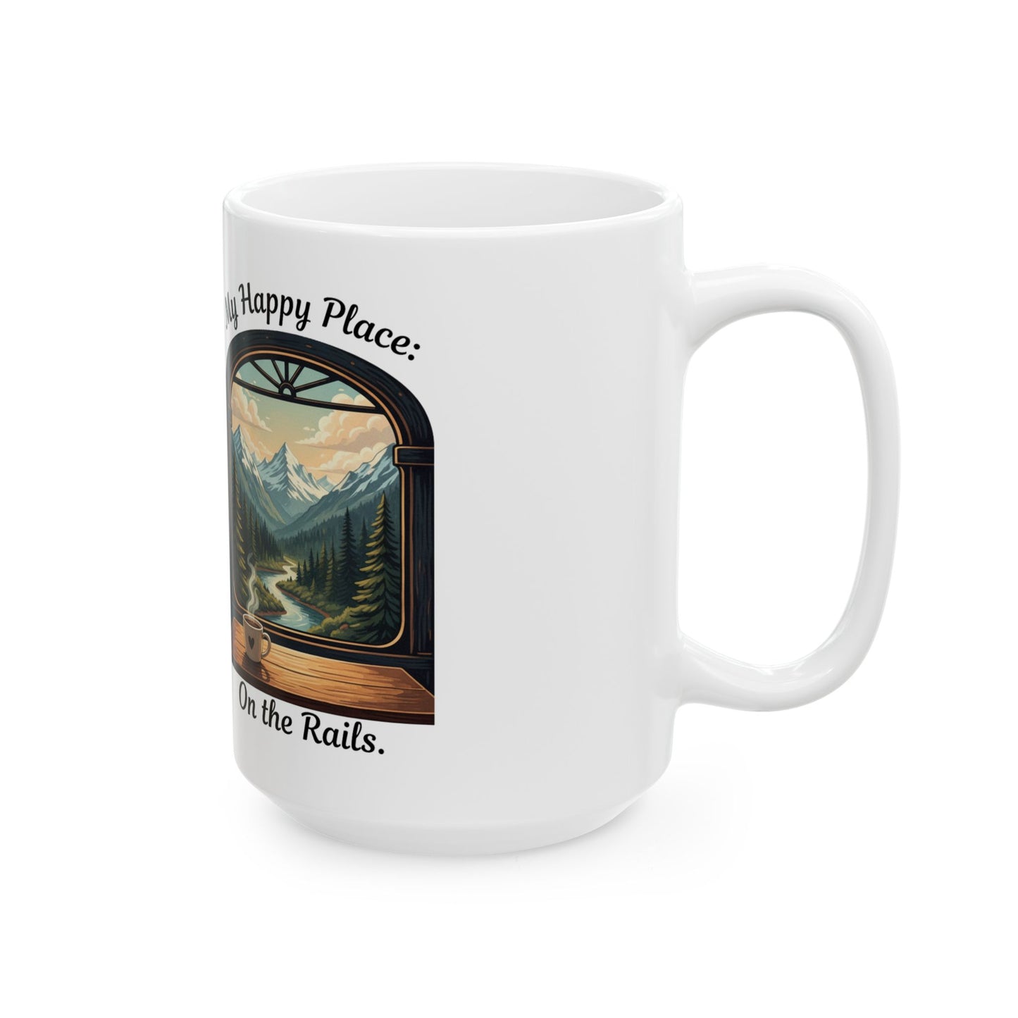 Vintage Witch Cat Ceramic Mug “My Witch Went To…” Spooky Cute Coffee Cup