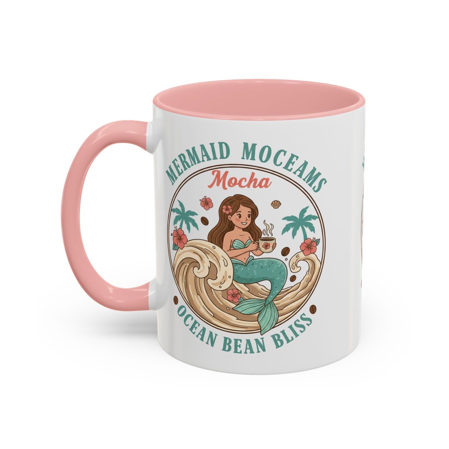 Tropical Palm Ceramic Coffee Mug | Paradise Awaits Beach Gift