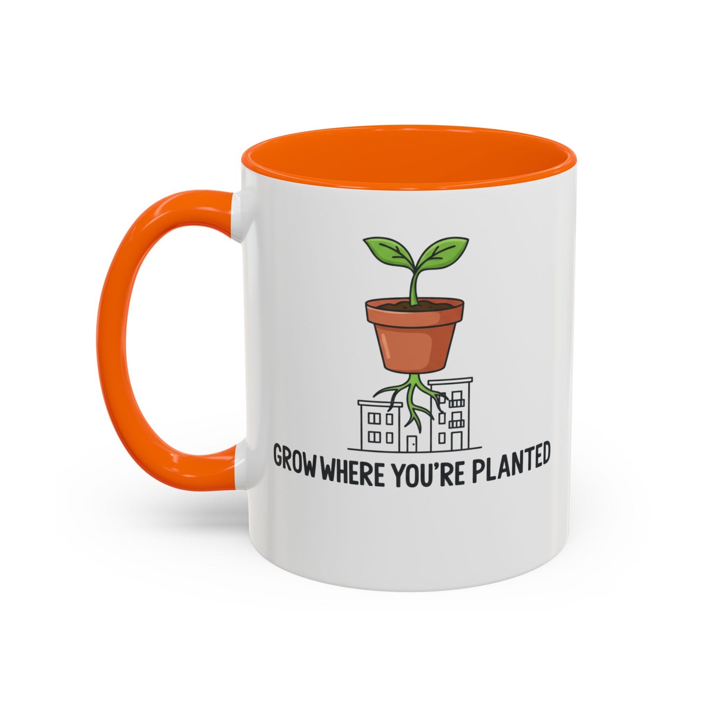 Watered & Well Planted Ceramic Coffee Mug | Plant Lover Gift