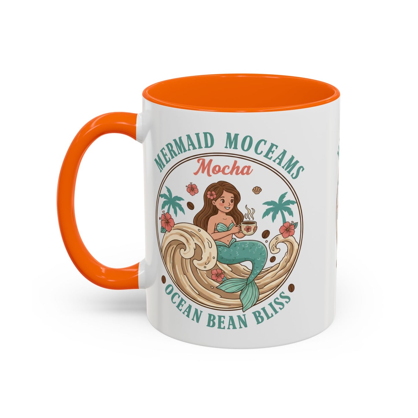 Tropical Palm Ceramic Coffee Mug | Paradise Awaits Beach Gift