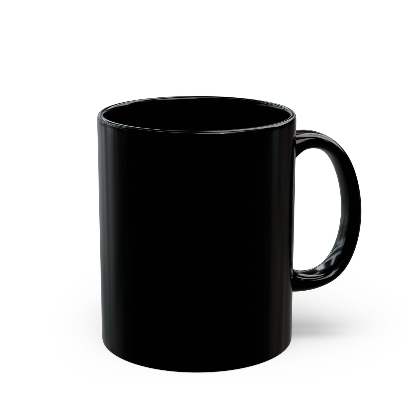 Black Ceramic Veggie Garden Coffee Mug