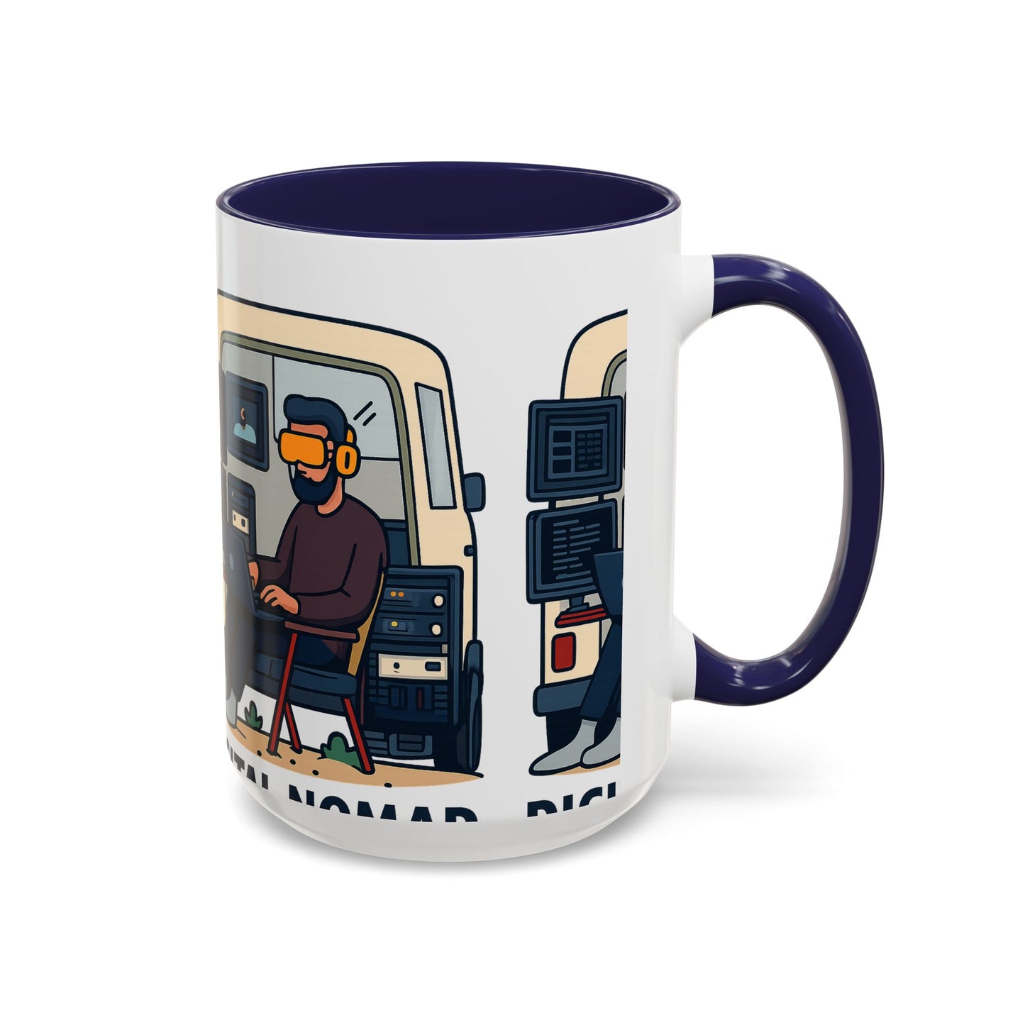 Retro Camper Van Ceramic Coffee Mug, 11oz or 15oz