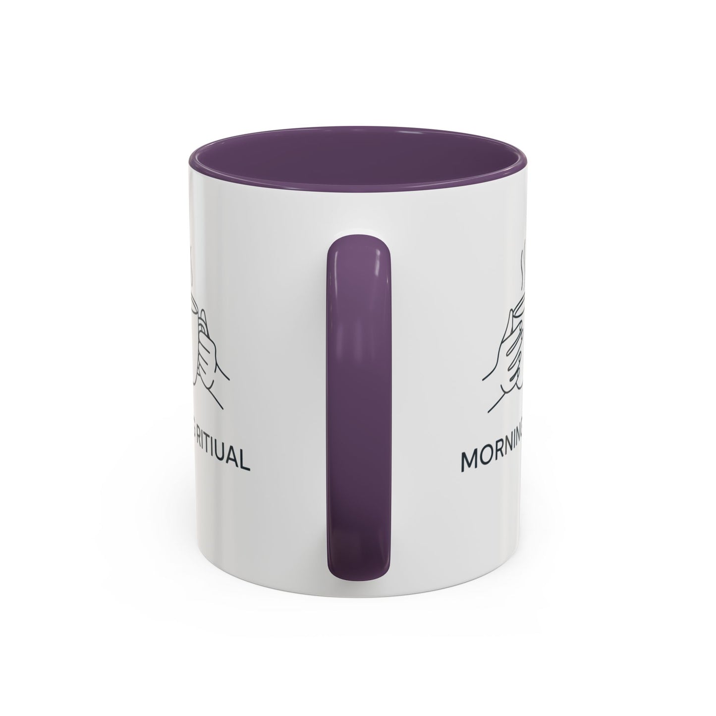 Mindful Morning Ritual Ceramic Coffee Mug | 11oz White Gift Cup