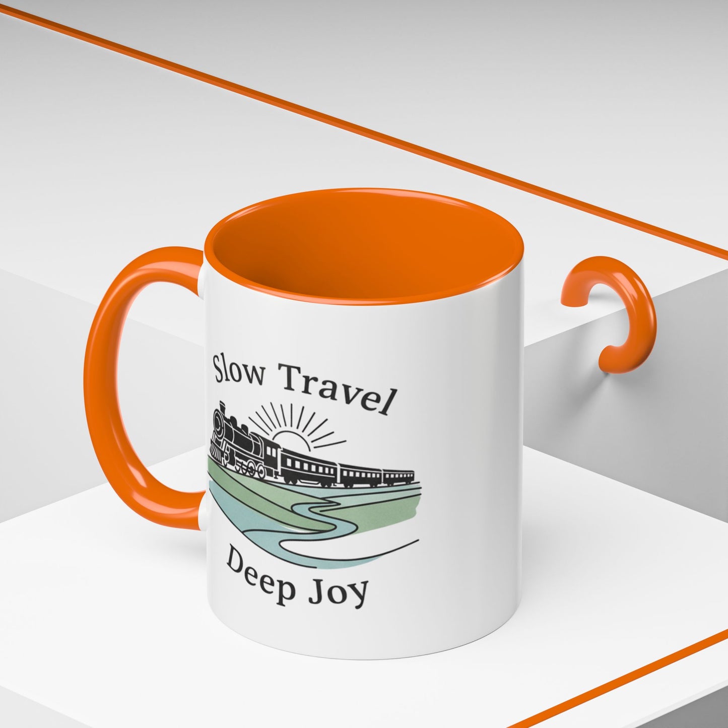 Vintage Camper Road Trip Ceramic Coffee Mug | 15oz Camping Gift