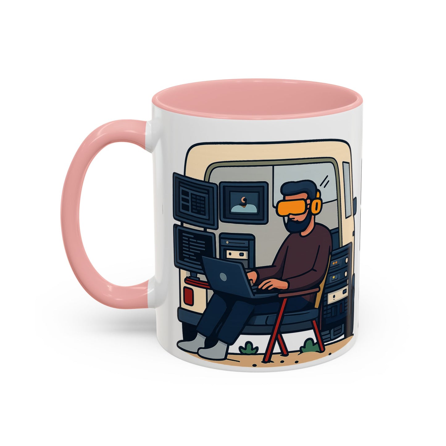 Retro Camper Van Ceramic Coffee Mug, 11oz or 15oz
