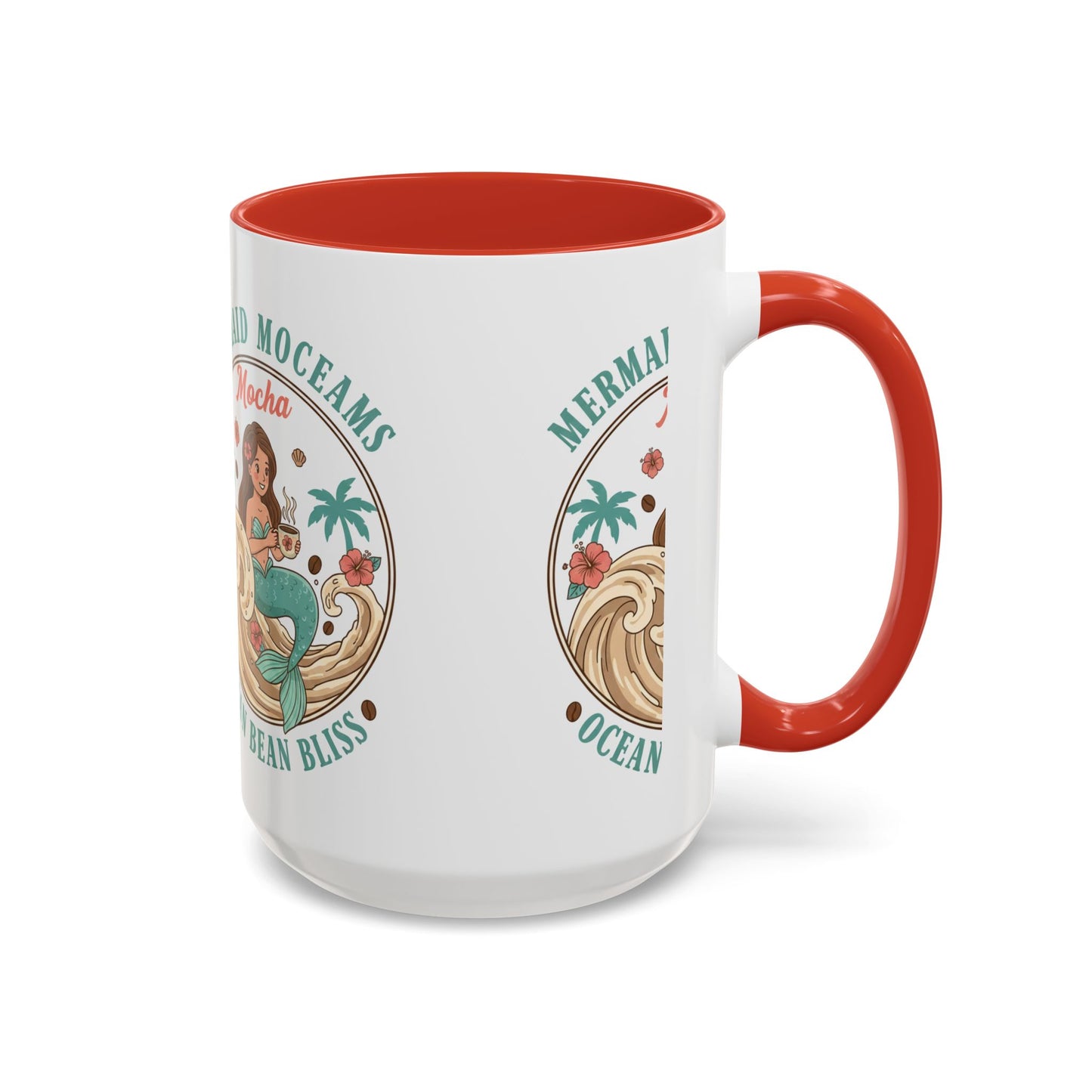 Tropical Palm Ceramic Coffee Mug | Paradise Awaits Beach Gift