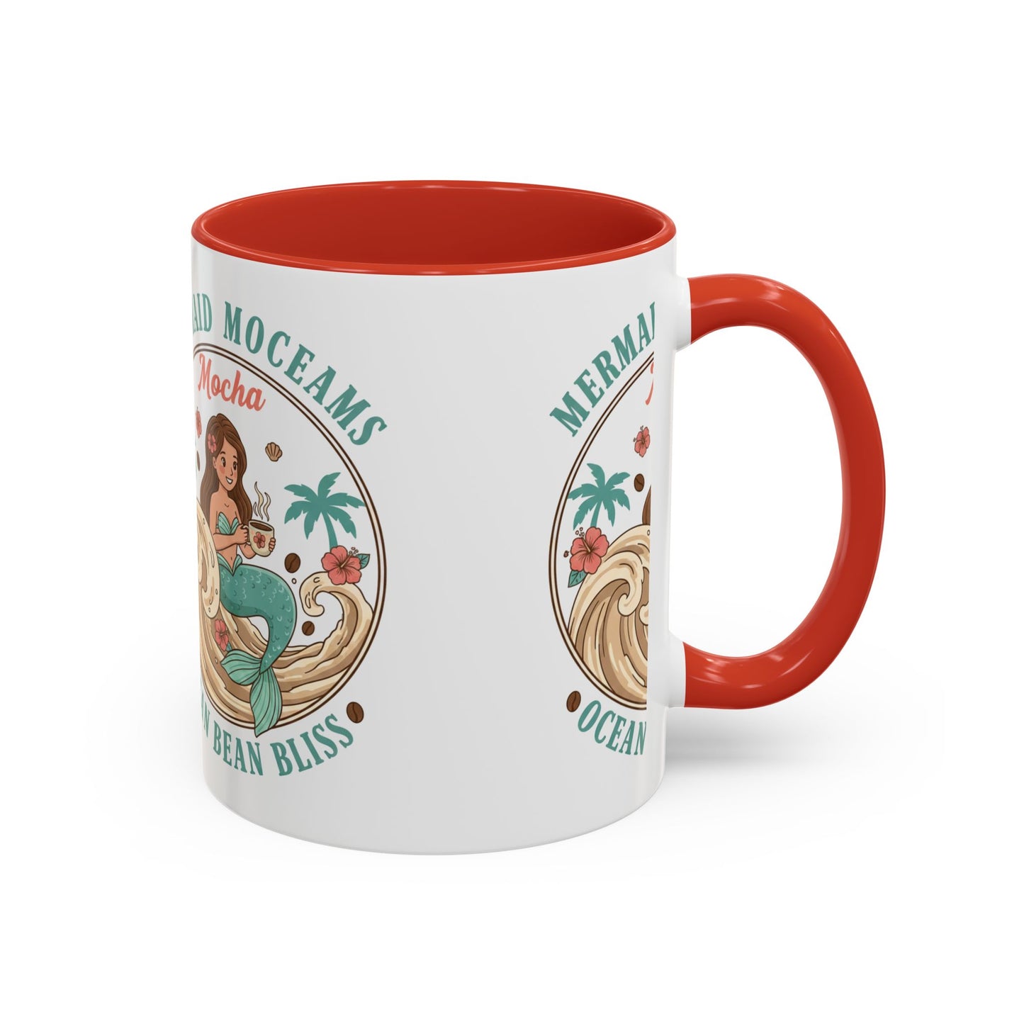 Tropical Palm Ceramic Coffee Mug | Paradise Awaits Beach Gift