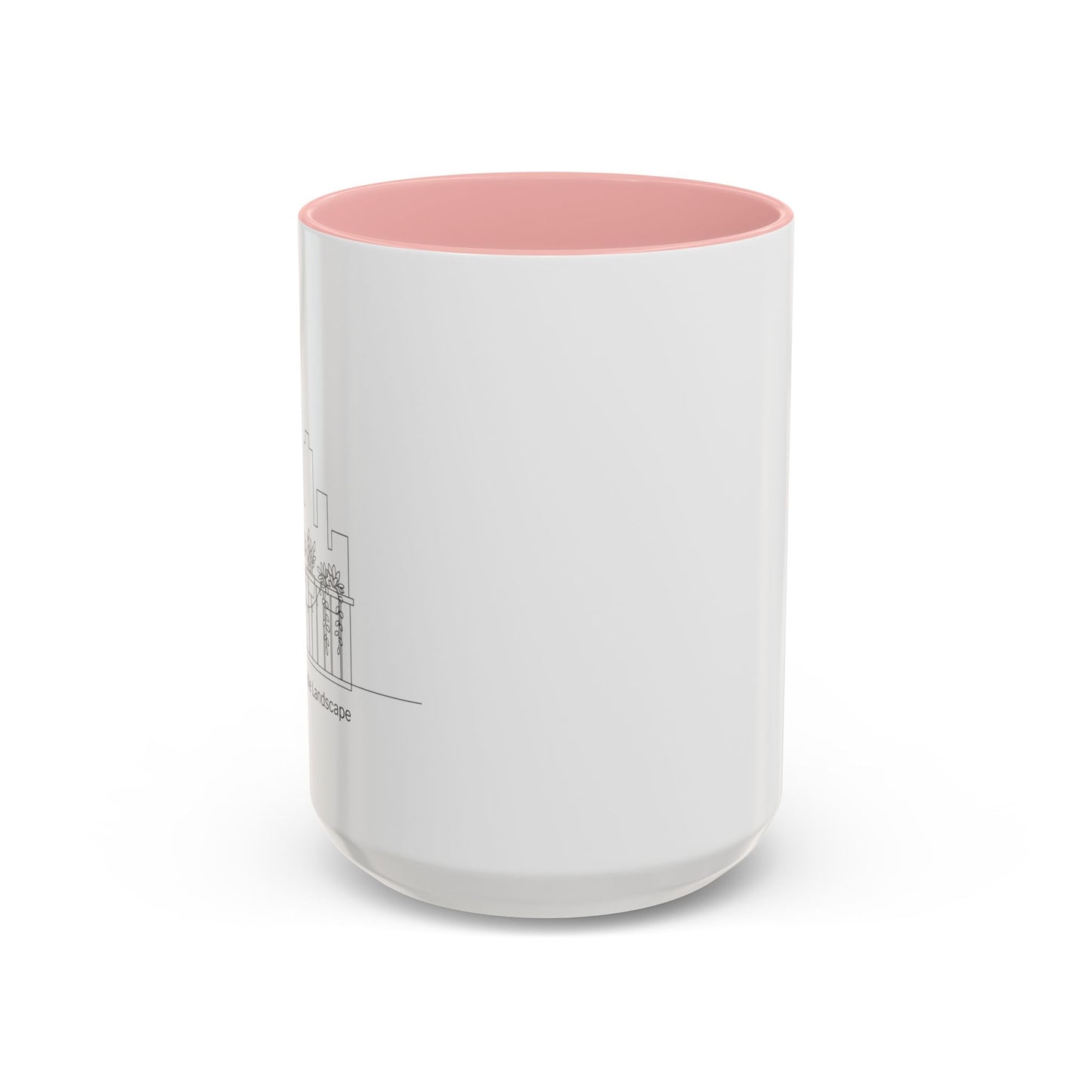 City Skyline Ceramic Coffee Mug, 11/15 oz Minimalist Design