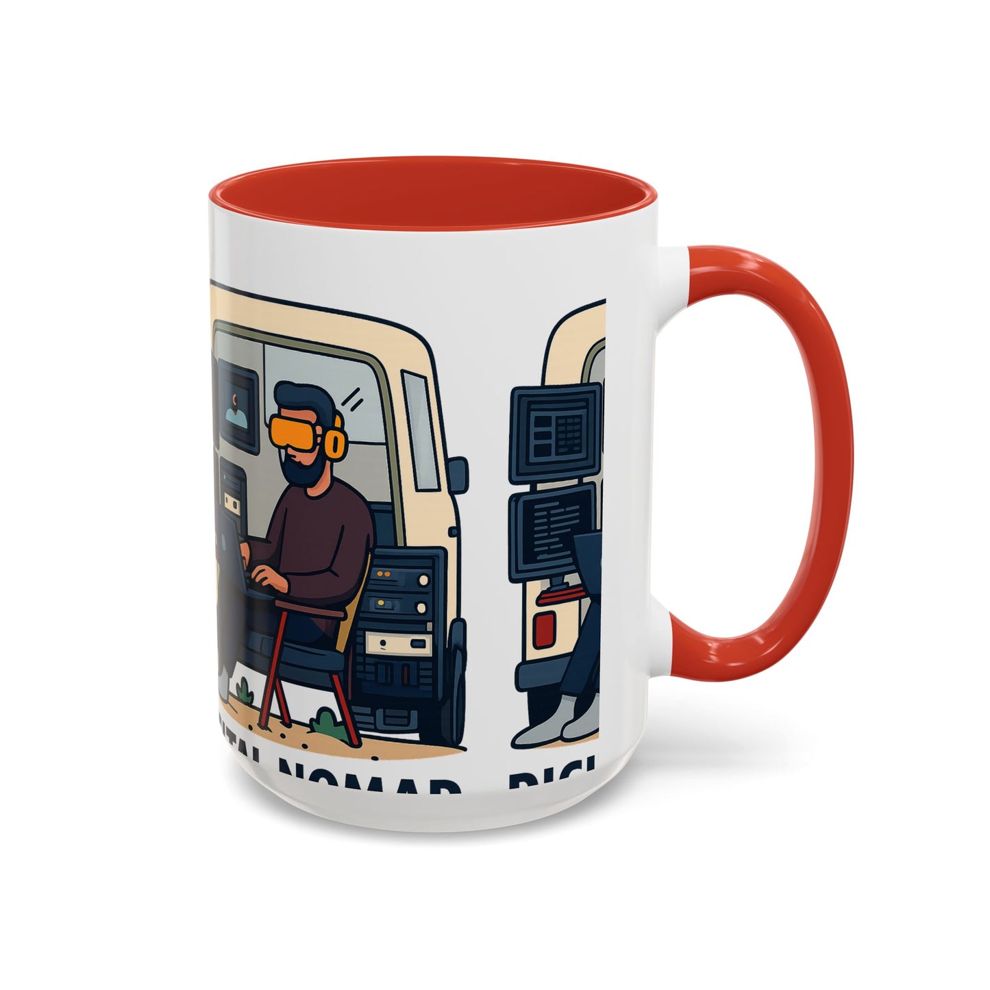 Retro Camper Van Ceramic Coffee Mug, 11oz or 15oz