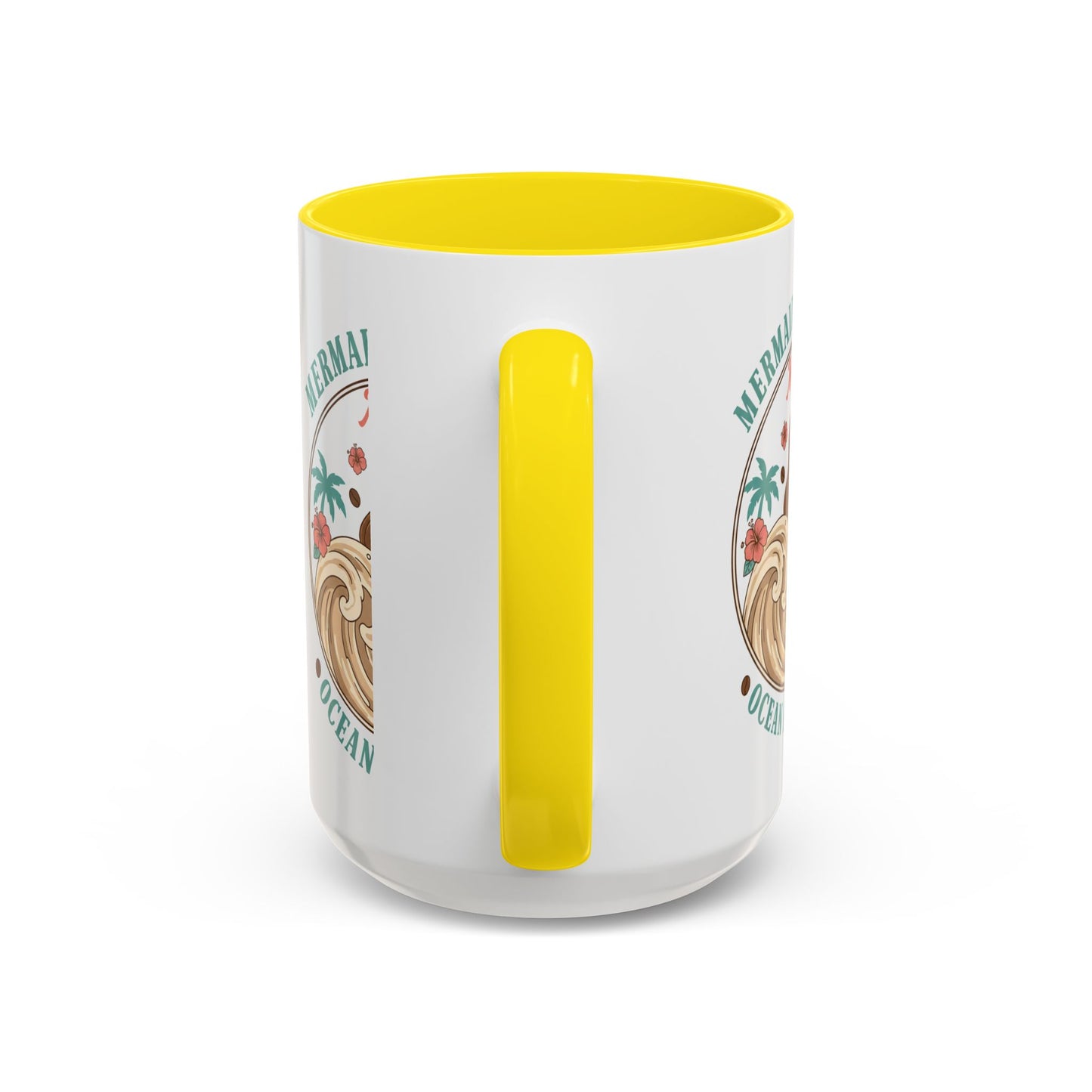 Tropical Palm Ceramic Coffee Mug | Paradise Awaits Beach Gift