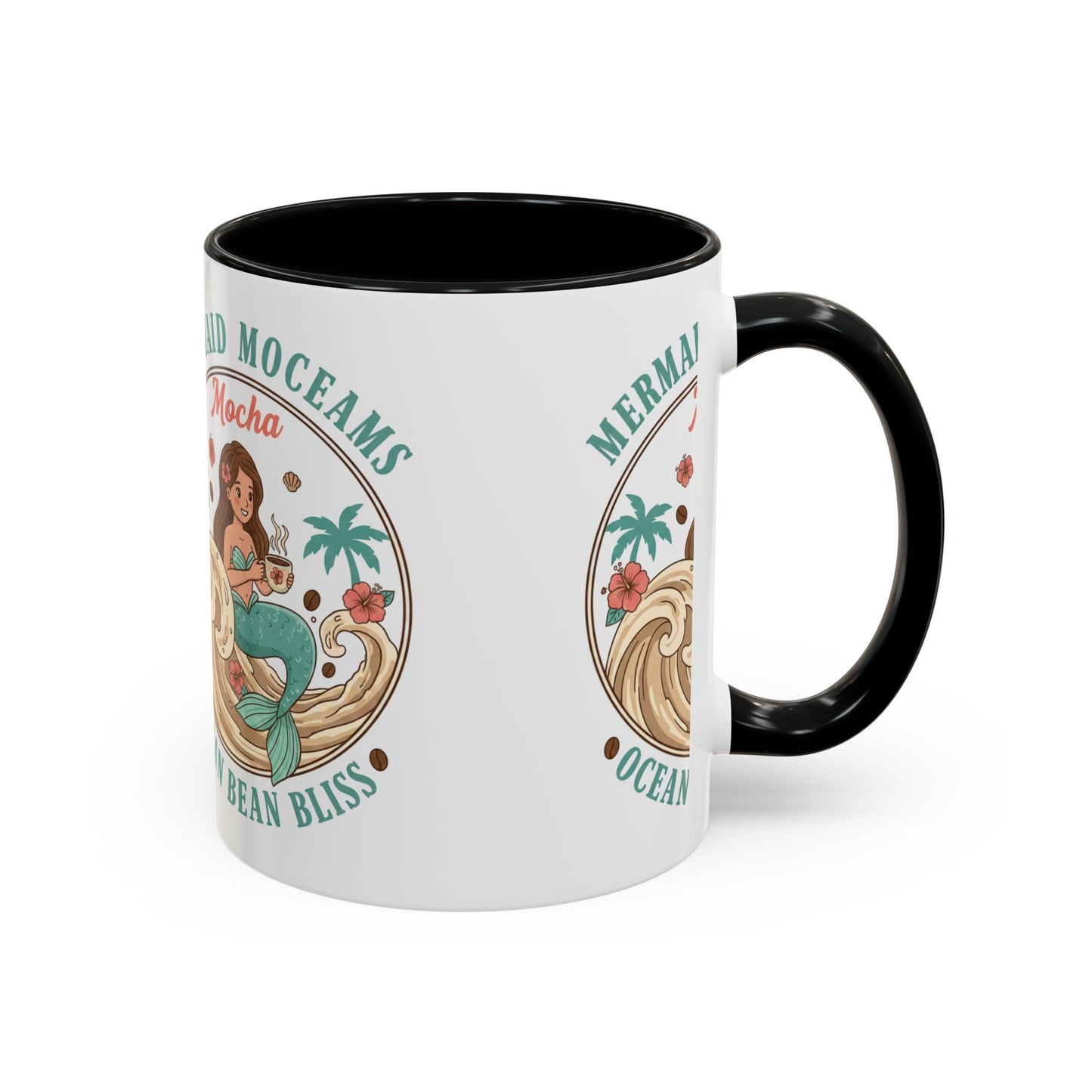 Tropical Palm Ceramic Coffee Mug | Paradise Awaits Beach Gift