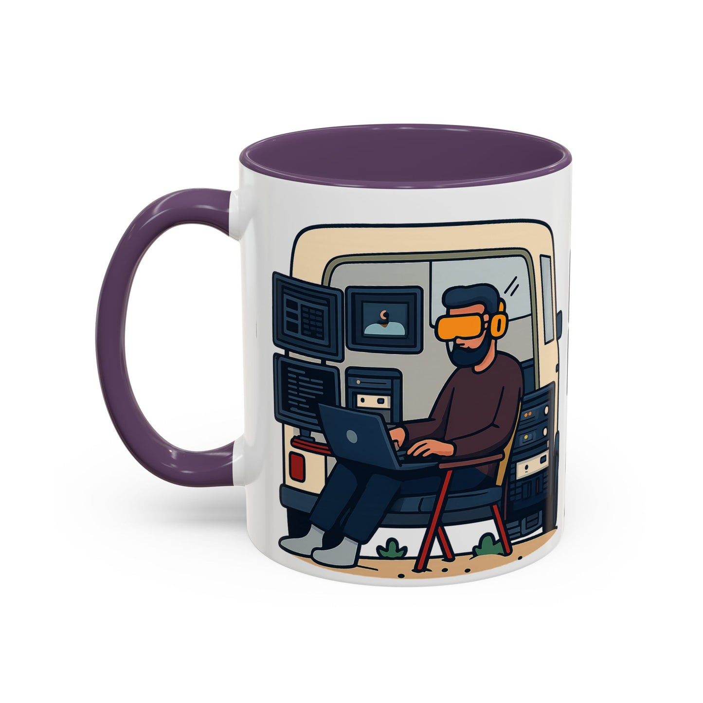 Retro Camper Van Ceramic Coffee Mug, 11oz or 15oz