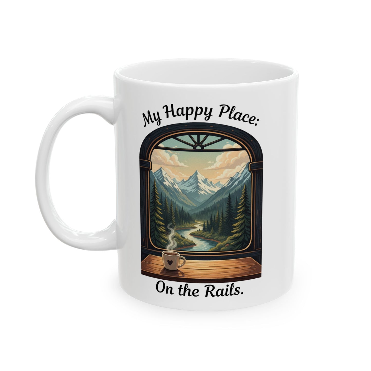 Vintage Witch Cat Ceramic Mug “My Witch Went To…” Spooky Cute Coffee Cup