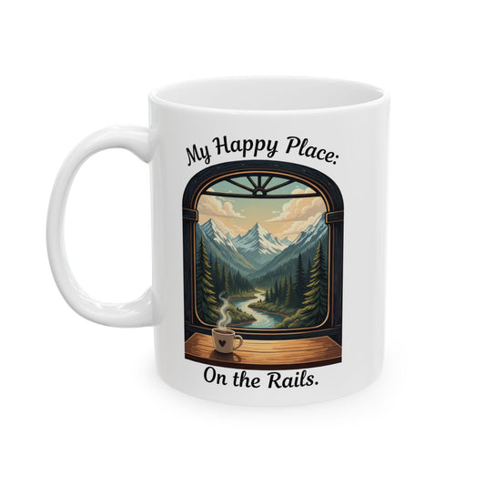 Vintage Witch Cat Ceramic Mug “My Witch Went To…” Spooky Cute Coffee Cup
