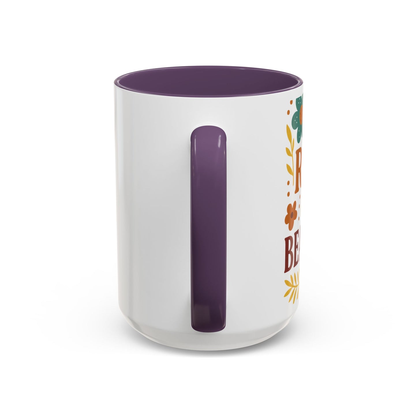 Beautiful Morning Floral Coffee Mug “You Are Beautiful” Inspirational Ceramic Accent Mug