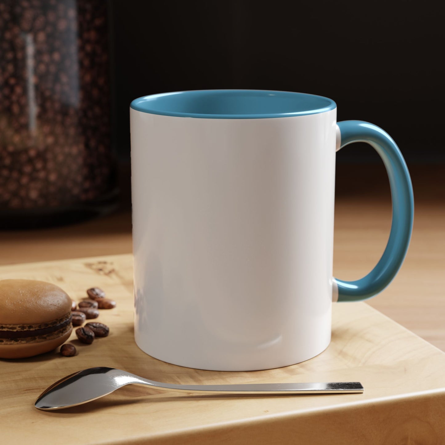 Island Podcast Coffee Mug Tropical Podcaster Illustration Ceramic Accent Mug
