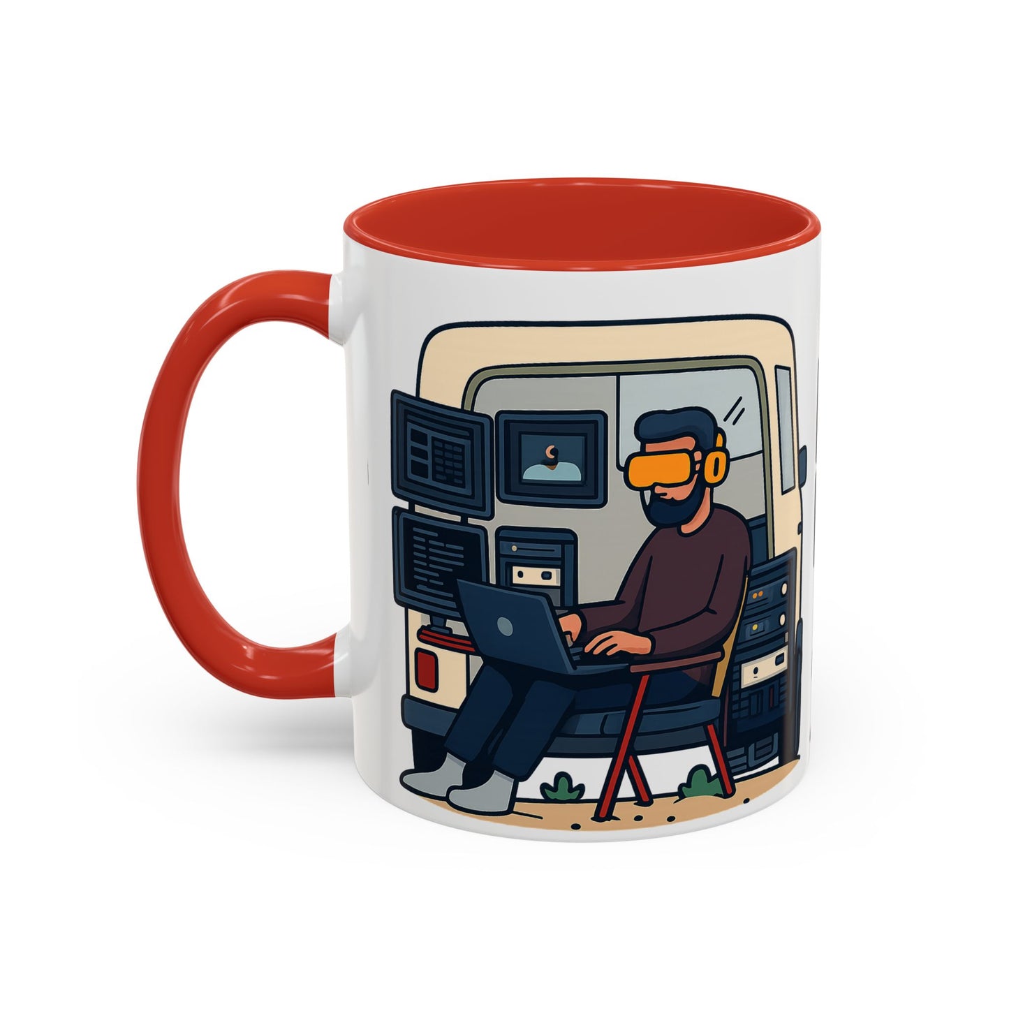 Retro Camper Van Ceramic Coffee Mug, 11oz or 15oz