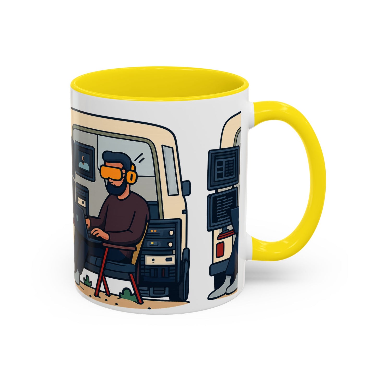 Retro Camper Van Ceramic Coffee Mug, 11oz or 15oz